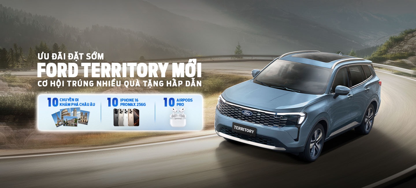 Ưu đãi đặt sớm Ford Territory Mới - Huế Ford